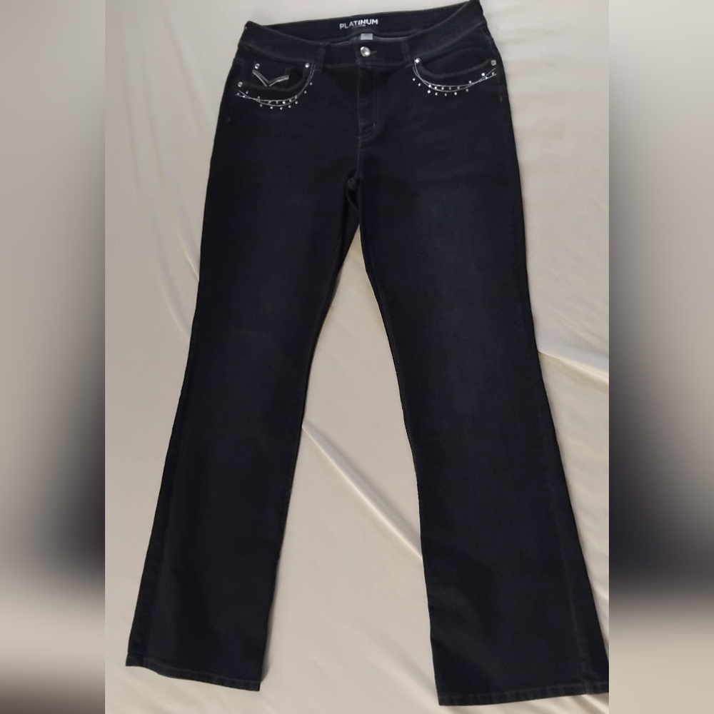 Chicos Platinum Women's Blue Jeans #A